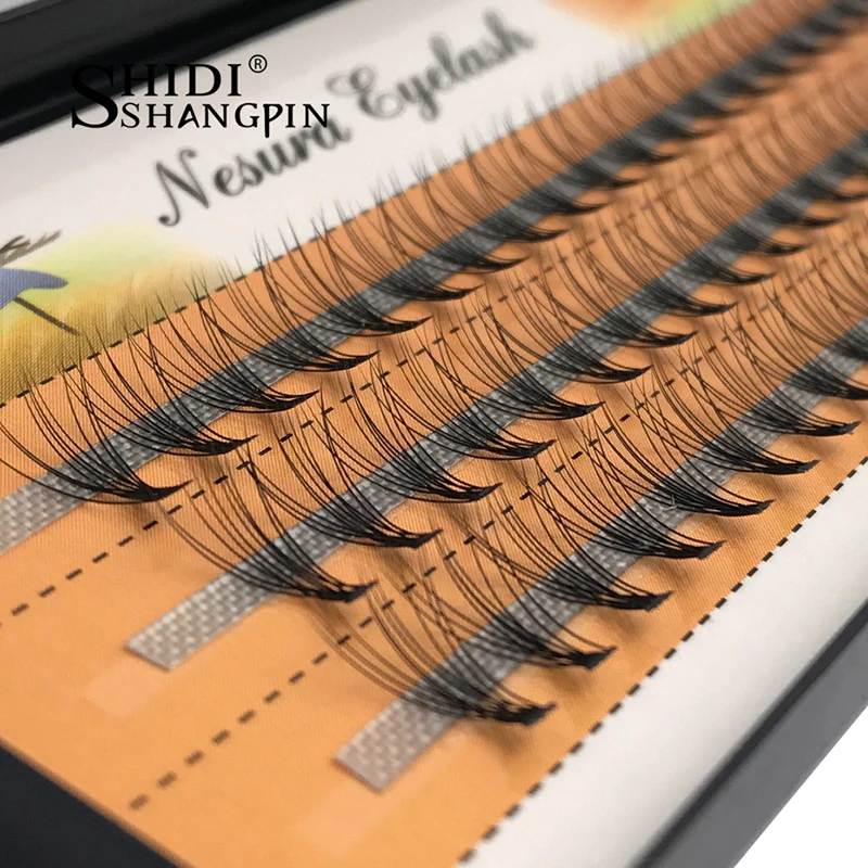 60 шт. накладные ресницы без стеблей|c curl|eye lashes extensionlash extension |