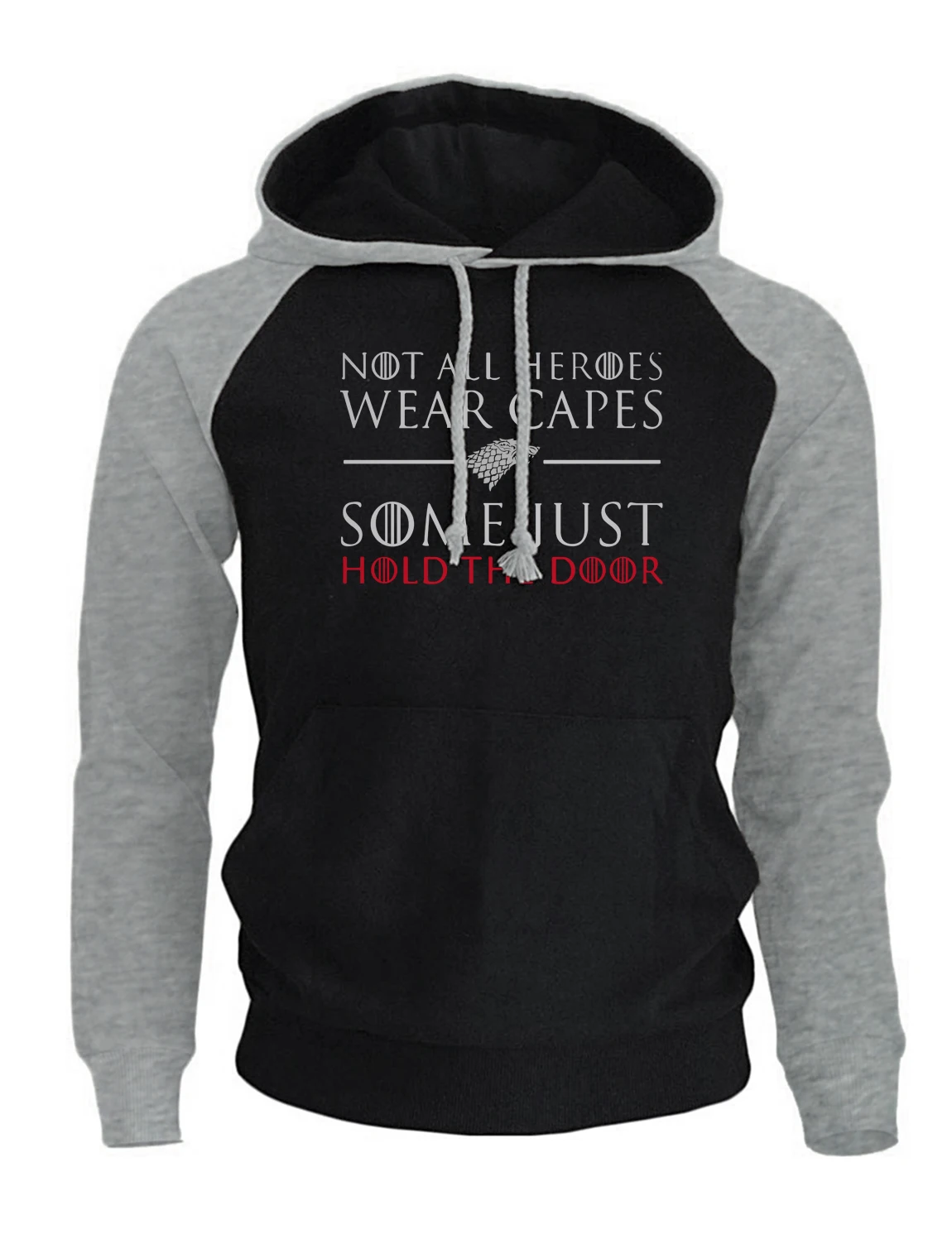 Men's Sportswear Hoodies Print NOT ALL HEROES WEAR CAPES SOME JUST HOLD THE DOOR Hip Hop Sweatshirt For Men 2019 Spring Hoodie | Мужская