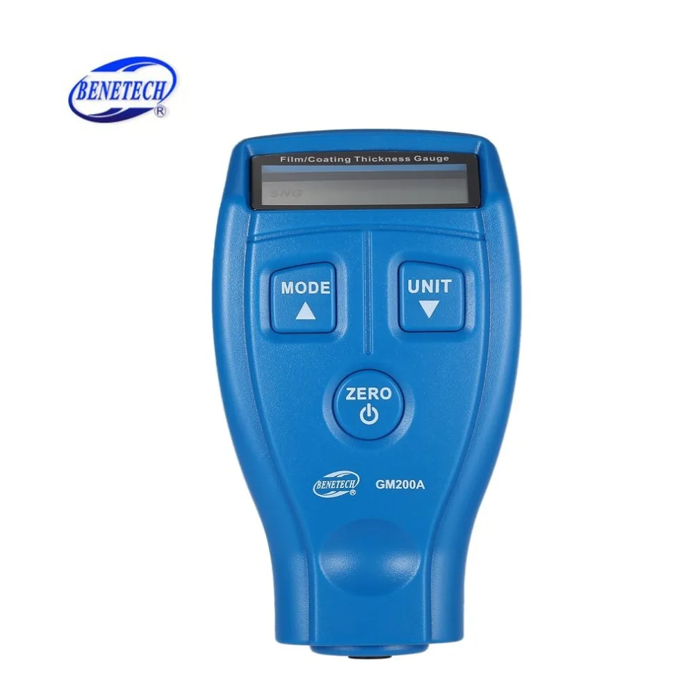 BENETECH GM200A Толщина датчик цифровой авто Краски покрытие метр тестер измерительный