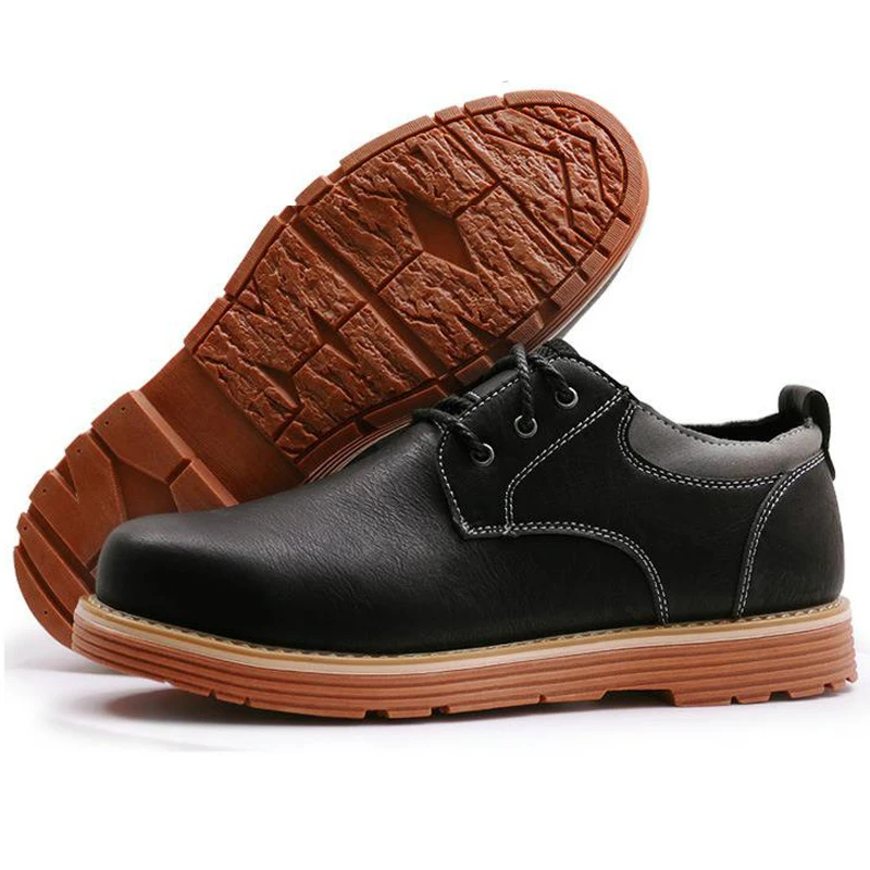 

Safety Shoes Cap Steel Toe Safety Shoe Boots For Man Anti-smash Casual Work Shoes Men Size Footwear Wear-resistant DXZ033