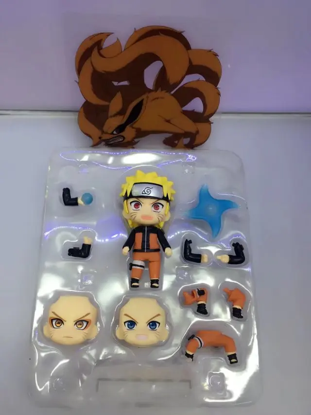 Аниме Наруто Nendoroid 682 Uzumaki 10 см BJD фигурка новая модель ниндзя игрушки