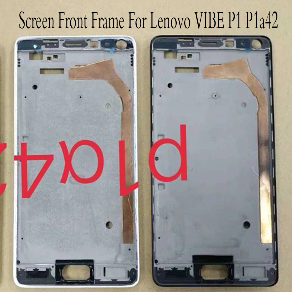 

Оригинальный ЖК-экран с передней рамкой для Lenovo VIBE P1 P1a42 P1a41 P1c58 P1c72, Сменные аксессуары