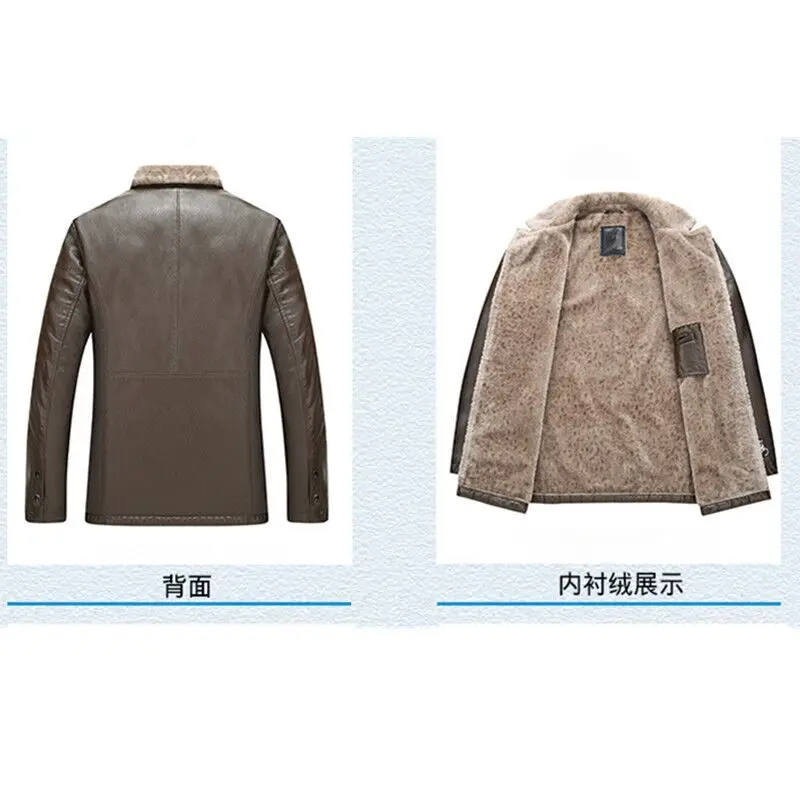 10XL 9XL 8XL 6X зимняя мужская кожаная куртка кашемировая с отворотом теплая из овчины