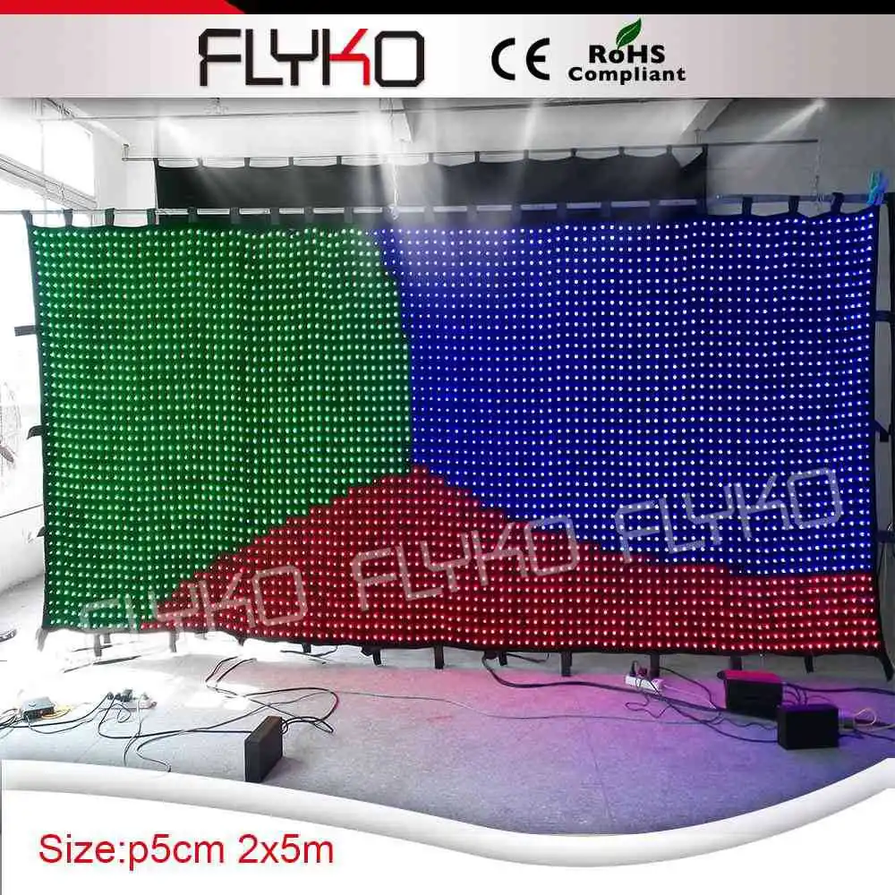 Dj оборудование gif экран светодиодный видео занавес для сценического фона|led video