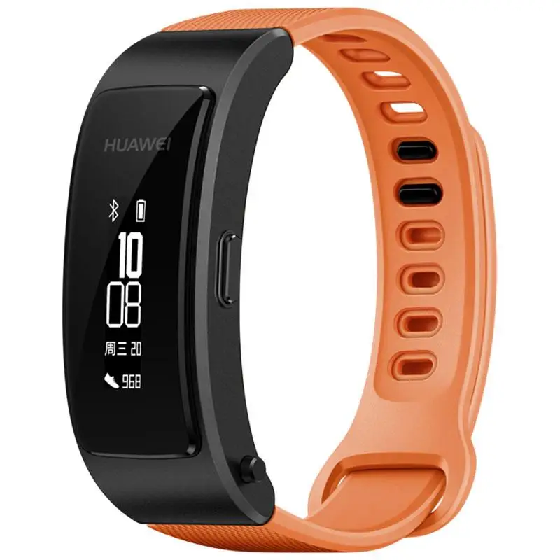 Orange Смарт-браслет Huawei talkband B3 Lite Bluetooth гарнитура ответ/конец вызова Запуск прогулки сон Авто трек сигнализация сообщение - Цвет: Orange