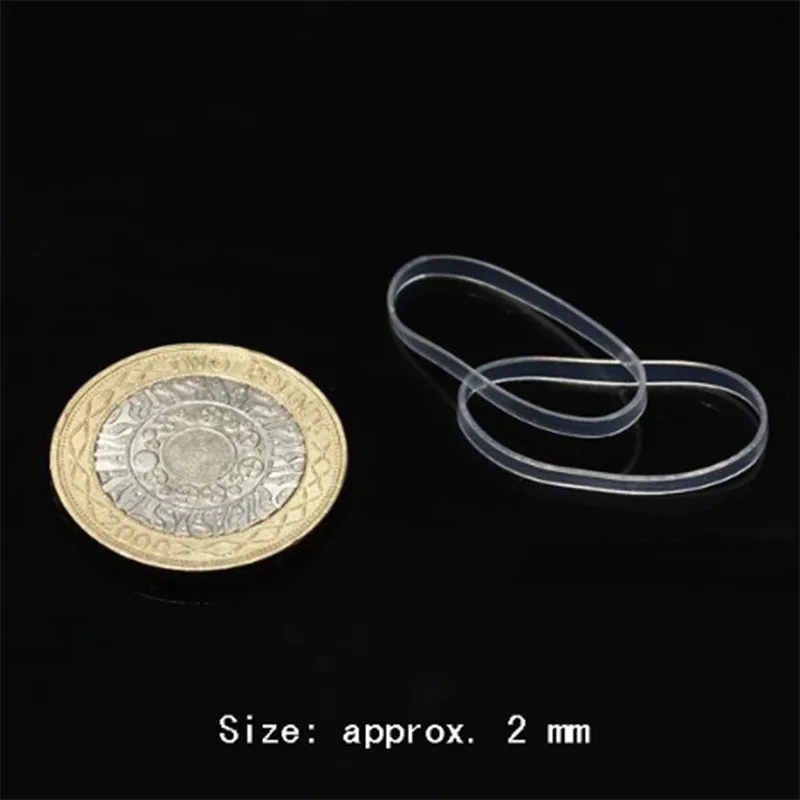 250pcs/bag Child Baby Gum for Hair TPU Disposable Elastics Bands Girls Ponytail Holder Rubber Accessories |