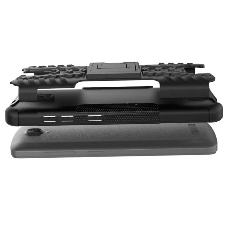 Сверхпрочный защитный чехол из ТПУ+ поликарбоната для zte Blade L5 V6plus V9 L110 A520 POP4S чехол с подставкой защитный чехол двойной цвет ударопрочный чехол
