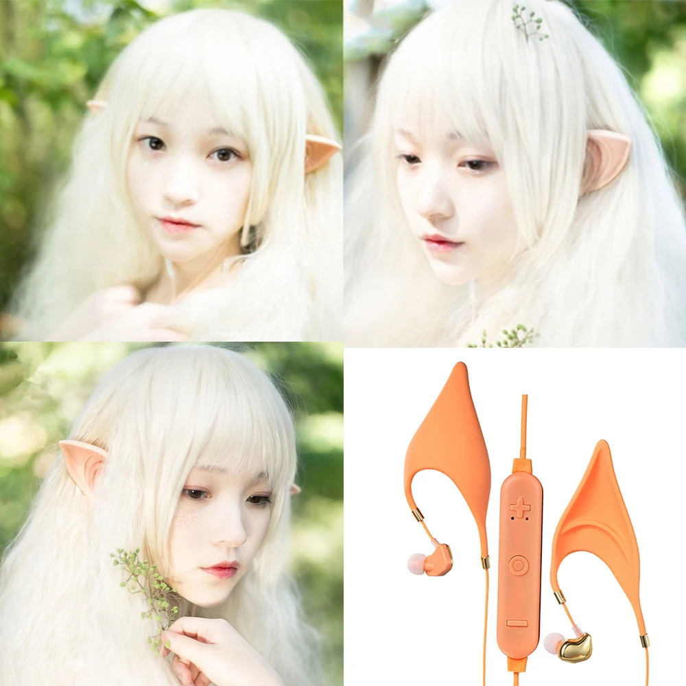 KOBWA милые наушники Elf Bluetooth элегантные Elves Ear дизайн для косплея Ears лучший подарок