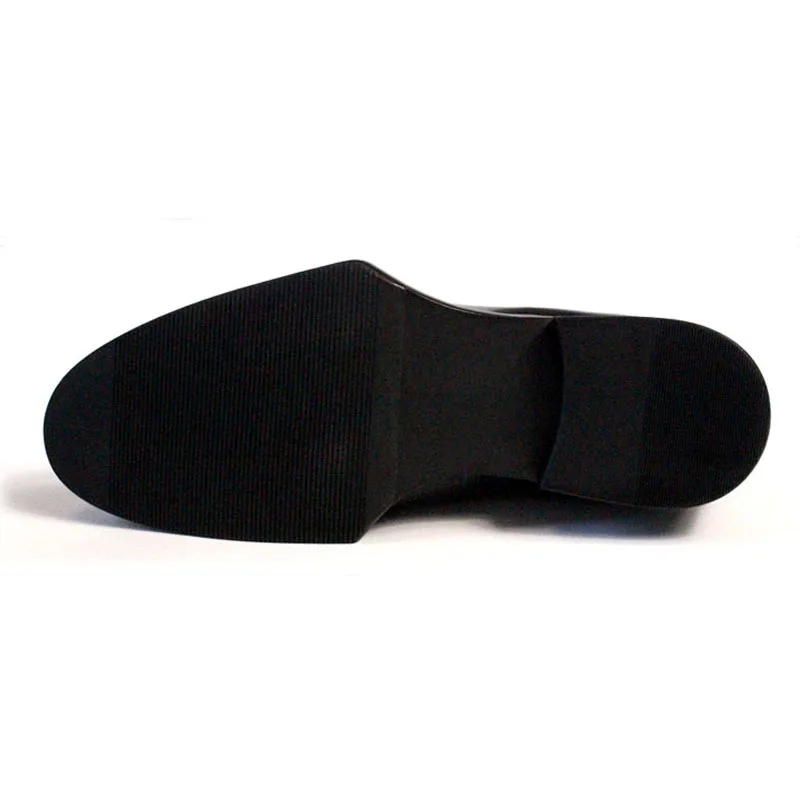 

Italy Designer Block Heels Geometric Platform Runway Dress Shoes Men Moccasin Handmade Genuine Leather Loafers Office Footwear