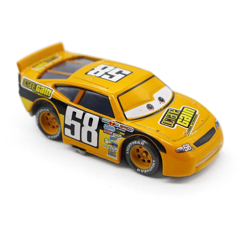 Disney Лидер продаж Pixar Cars 2 24 Стиль Молния Маккуин матер 1:55 литья под давлением модель из металлического сплава милые игрушки подарки на день рождения для детей - Цвет: No.58