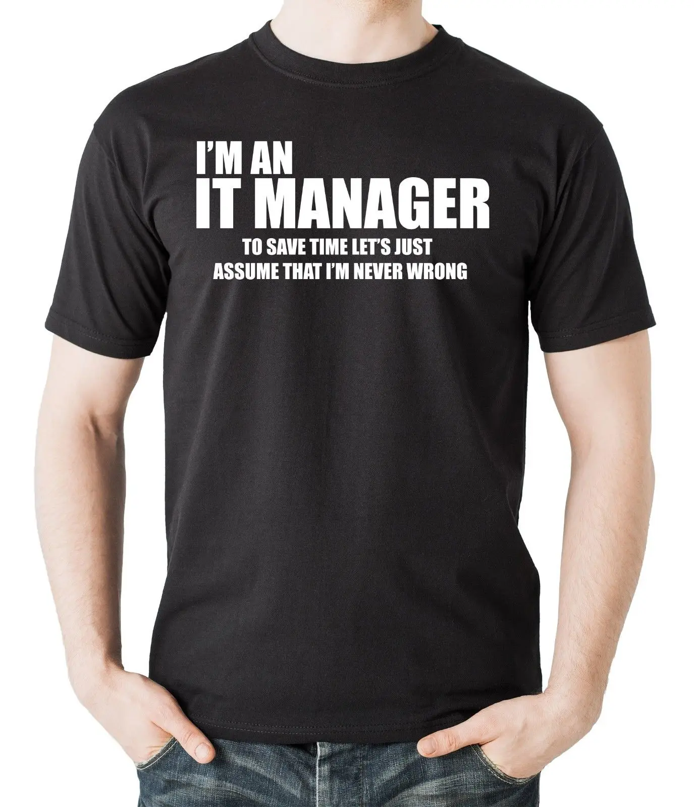 Профессиональная футболка IT Manager подарок для | Мужская одежда