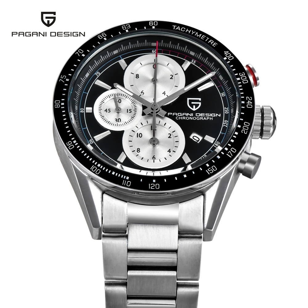 PAGANI Дизайн бренд модные мужские часы Montre Homme спортивный хронограф водонепроницаемые кварцевые часы Relogio Masculino