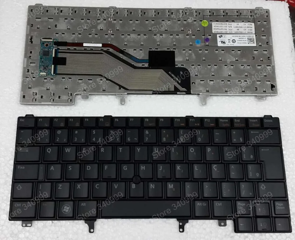 Новая клавиатура для ноутбука Dell Latitude E5420 E6220 E6320 E6230 E6420 E6430 E6330 V118925BR1 0W62VJ BR Бразилия
