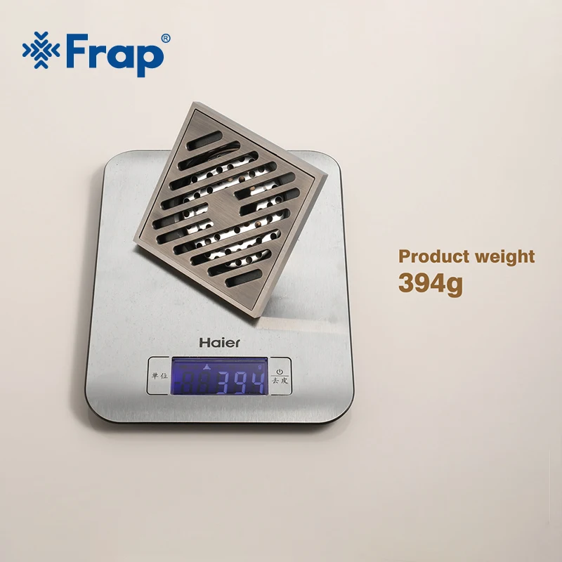 

FRAP Large Flow Floor Drain Deodorant Insect Brass Bathroom Sewer Filter Deodorization Water Outlet Shower Floor Drains Y38059