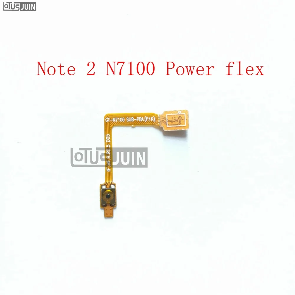 Гибкий кабель для подключения кнопки питания 1 шт. Samsung Galaxy Note 2 N7100|connector flex cable|flex