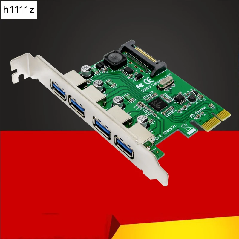 4 порта USB 3 0 PCIe PCI Express карта расширения E к USB3.0 адаптер конвертер для x1 x4 x8 x16 слот