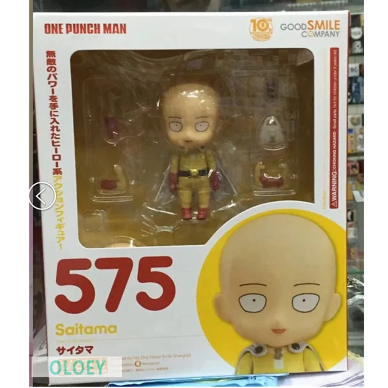 ONE PUNCH-MAN Q Version Nendoroid Saitama False Maruko Grandfather PVC Action Figure Collectible Model Toy 10CM L70 | Игрушки и хобби