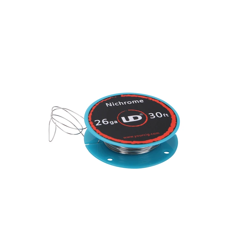 100% Оригинальный YOUDE UD нихромовый провод 24ga 26ga 28ga 30ft 10 м/рулон подходит для RDA/RBA