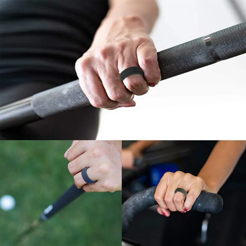 8 мм мужское Гипоаллергенное резиновое Спортивное Силиконовое кольцо Кроссфит