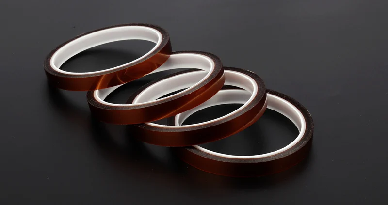 1 комплект высокая температура полиамидная клейкая Kapton клейкие ленты термостойкие изоляционные smt bga PCB палец маскировки 5 шт. 10 мм 10cs 5 мм