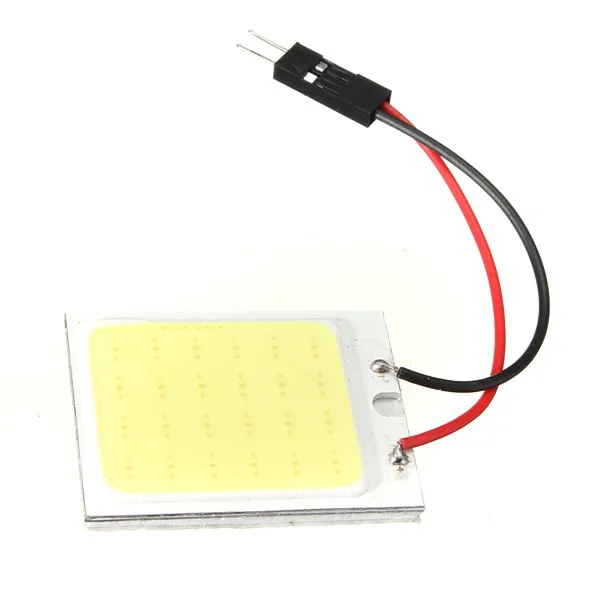 Big Promotion T10 24 SMD COB LED Panel Super White Car Auto Interior Reading Map Lamp Bulb Light Dome Festoon BA9S 3 Adapter 12V |