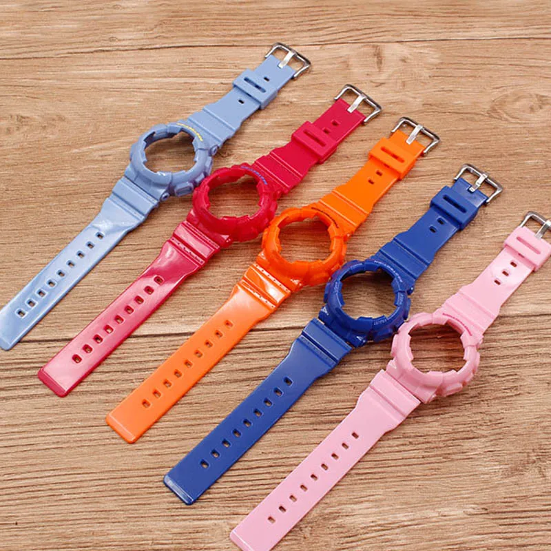 Смотреть аксессуары Дело ремешок для Casio BABY-G серии BA-110 BA-112 120 111 спортивные Водонепроницаемый Для женщин ремешок