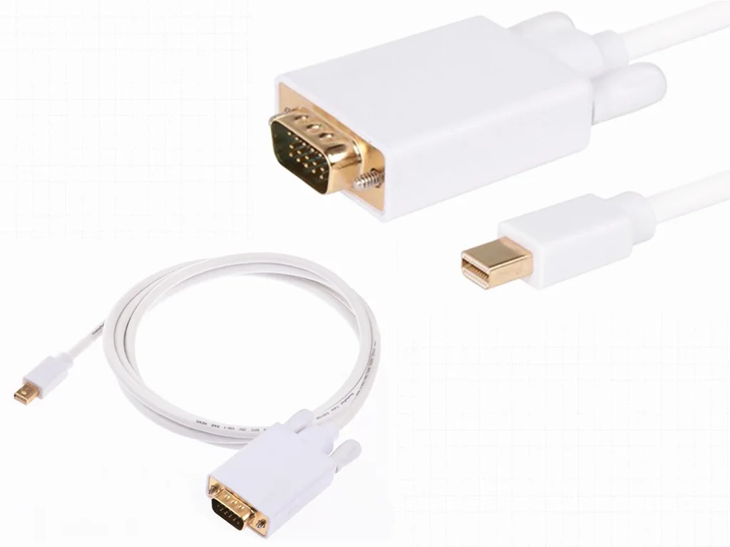 3 м Mini DP to VGA Мужской кабель mac surface pro с проекцией|Соединители| |