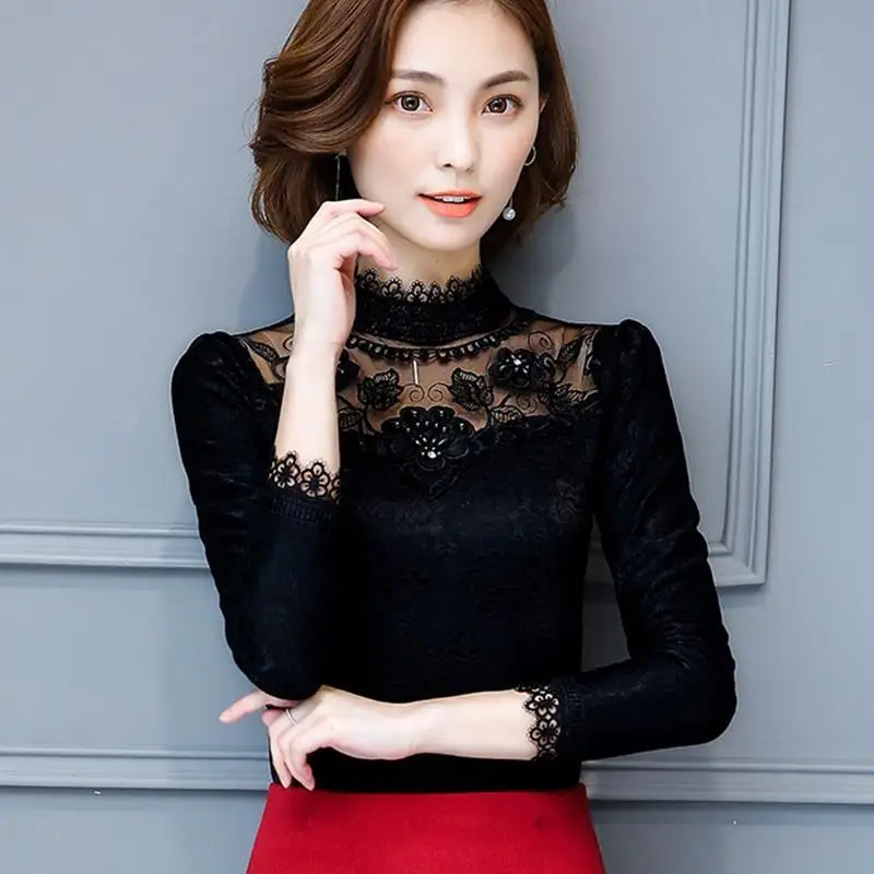 Одежда рубашка 2018 Dames Топы осенне зимняя Дамская обувь Slim Fit Водолазка пуловер с