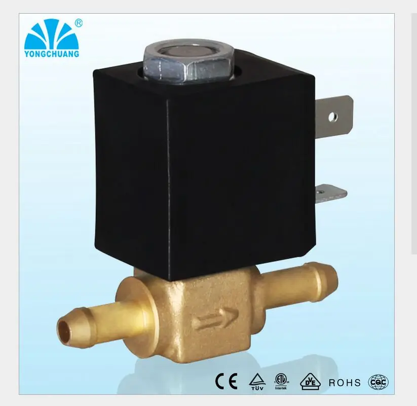 Нормально закрытый электромагнитный клапан N/C DC 12 В G1/8 'DN2.0|electromagnetic valve|water