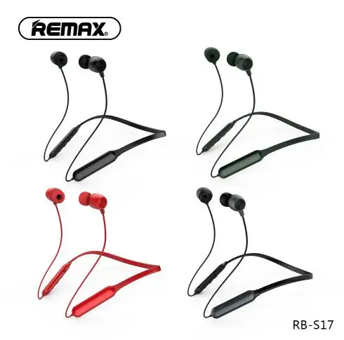 Remax RB-S17 Bluetooth одежда для шеи Спортивные Повседневные наушники спортивные