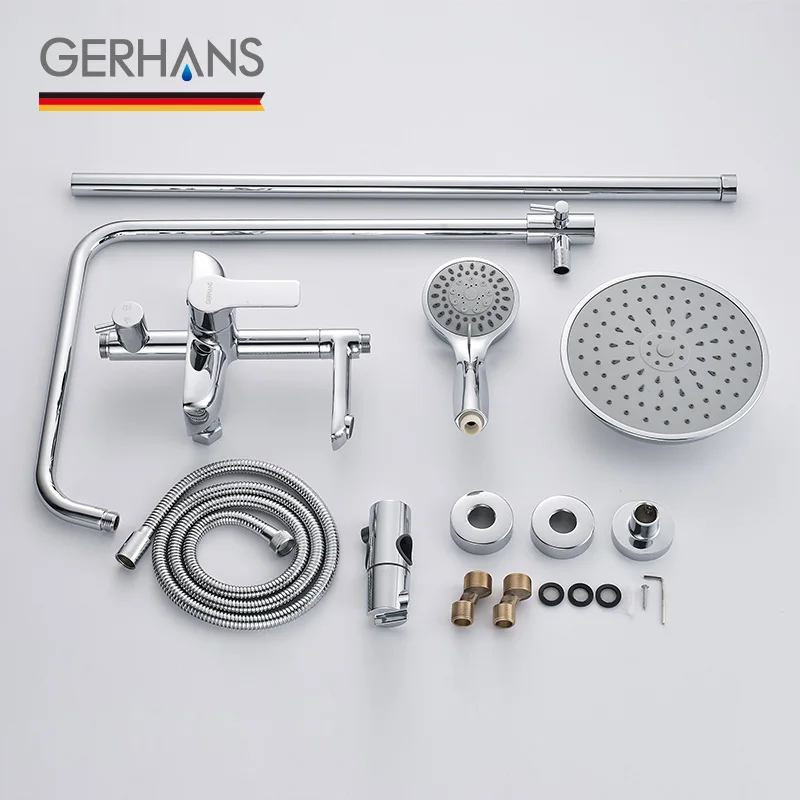 GERHANS Irismart смеситель для душа Современный Смеситель ванной комнаты Большая
