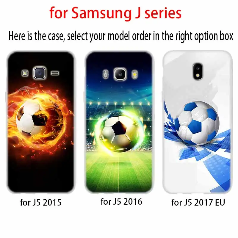 Чехол для футбольного мяча Fire Football чехол из ТПУ Samsung Galaxy J6 J8 J3 J5 J7 J4 J2 J1 Plus 2018 2016 2017 EU