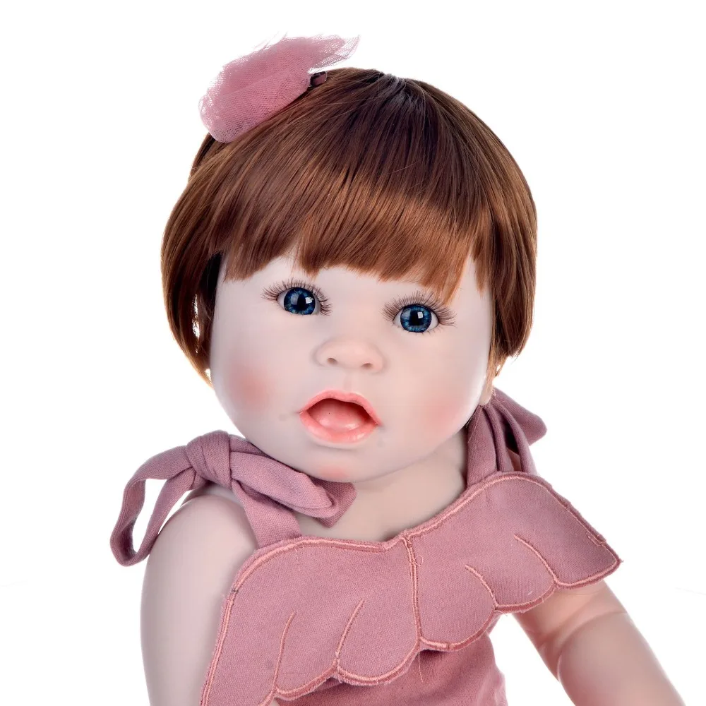 

Детские куклы Reborn Новое лицо bebes reborn corpo de silicone inteiro realista menina boneca 23 "57 см подарок для детей игрушка кукла