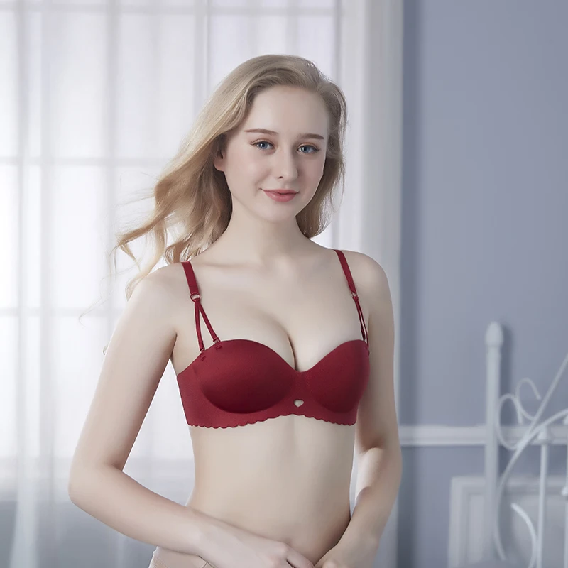 

2019 Women Padded Bra Sexy Lingerie Seamless Wireless Push Up Bra Underwear