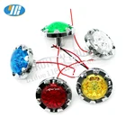 10 шт.лот детские аттракционы, детали игровых автоматов, 12 В Светодиодная лампа RGB, светодиодные огни, парк аттракционов, декоративная подсветка для качели