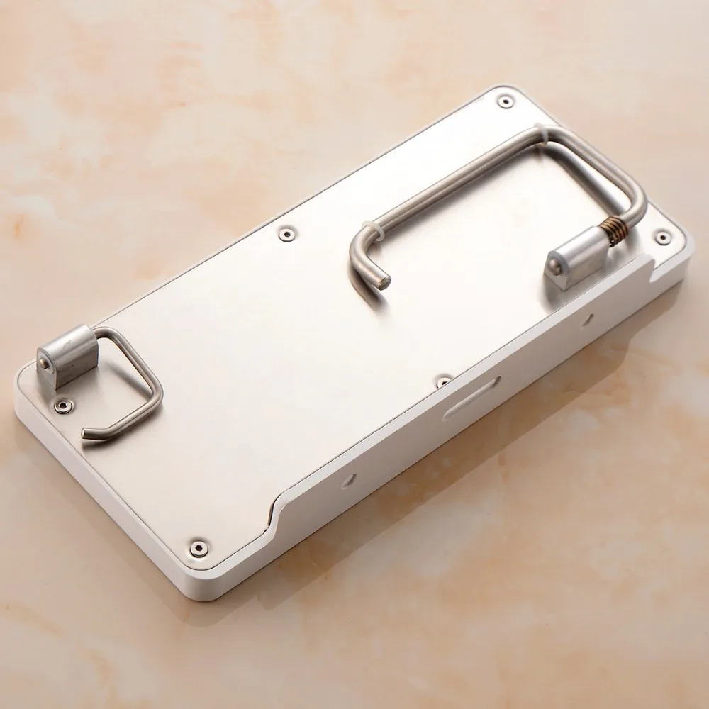 flg toilet paper holder wall mounted with white abs and stainless steel double rolls paper holder bathroom accessories g163 free global shipping