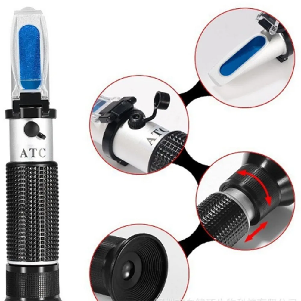 Ручные точные измерения Портативный рефрактометр для мёда пчеловодный тестер