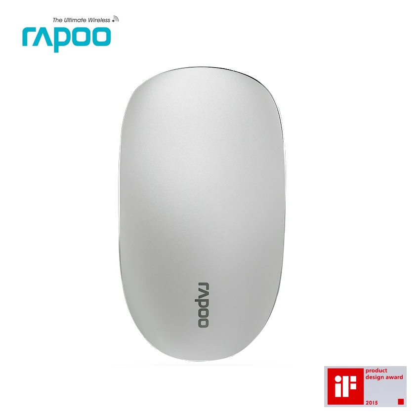 Rapoo USB Беспроводная Лазерная Мышь Multi Touch с Топ дизайна тонкий Тихая офис