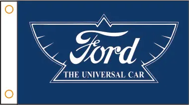 Автомобильный флаг под заказ автомобиля FORD banner 3x5 футов 100% полиэстер 07 | Дом и сад