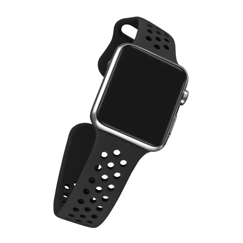 Силиконовый спортивный браслет для Apple Watch iWatch Series 1 2 3 Nike+.
