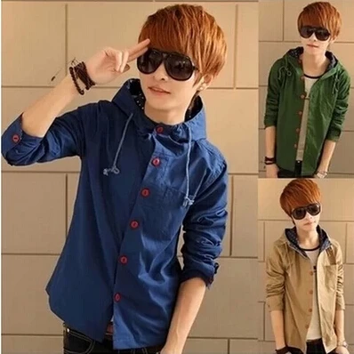 New 2014 Fashion Korean Man Jacket Spring And Autumn Thin Men Coat Personalized Dot Splice Casual Men|jacket oil|jacket blazerjacket designer |