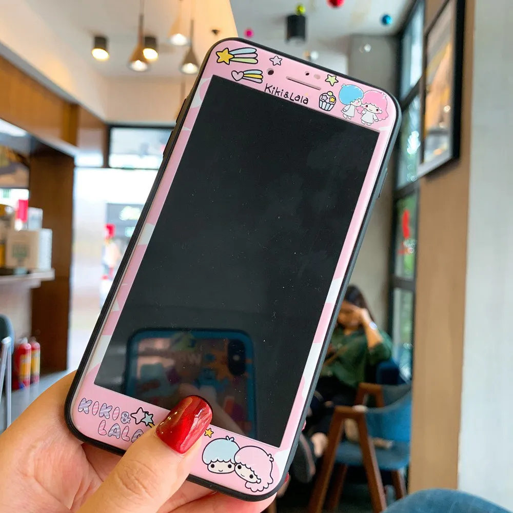 KISSCASE милый Gemini выдолбленный с передней пленкой чехол для iPhone 6 7 8 Plus X XS Чехлы MAX XR 6s7