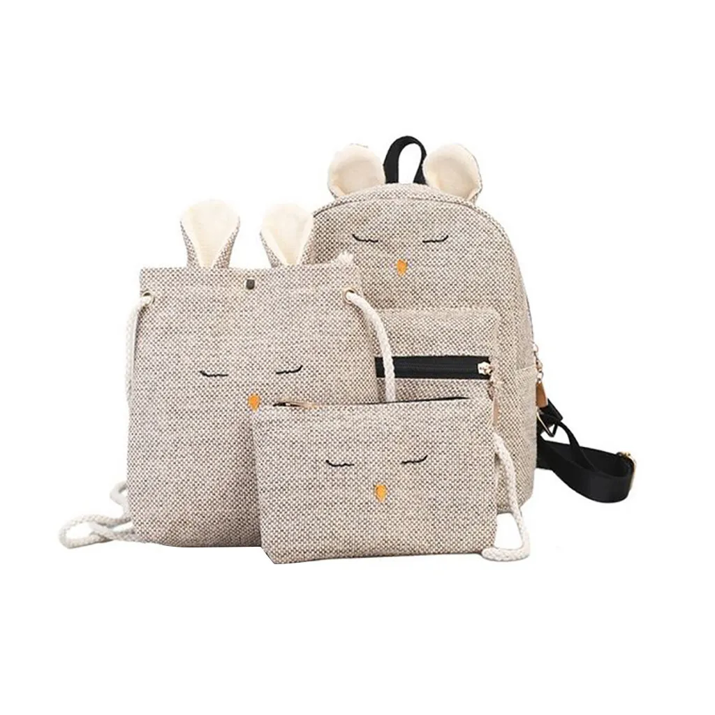 3 шт./компл. летняя соломенная сумка женский рюкзак пляжный мини на плечо для