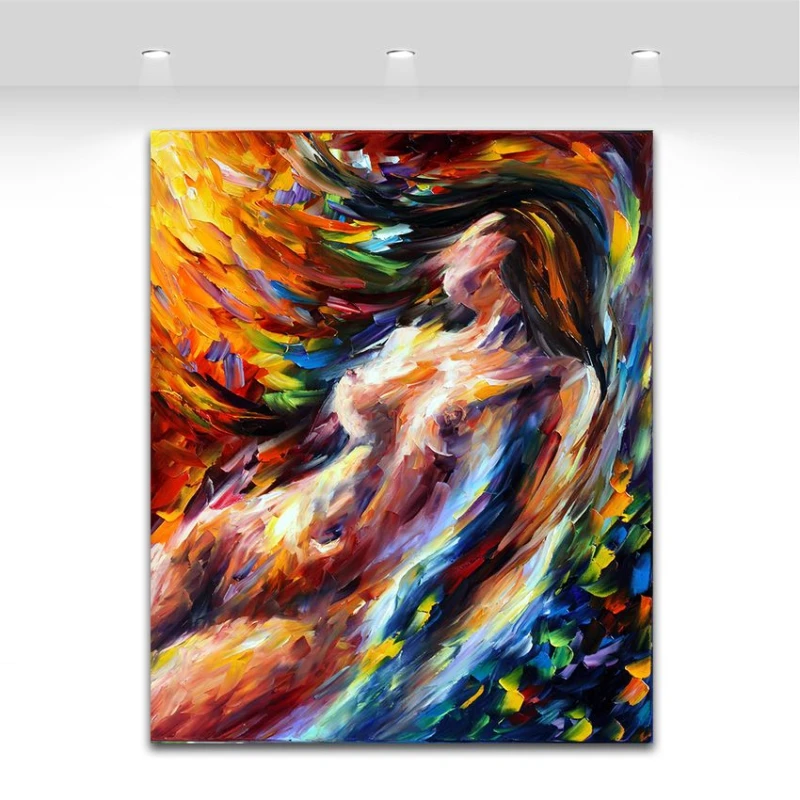 Современный Одноцветный сексуальный женский постер с распылителем палитра