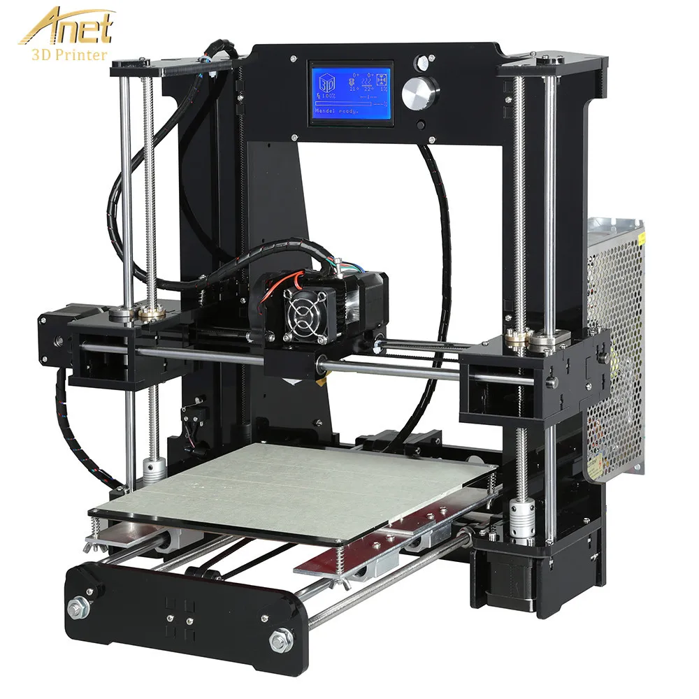 Anet A6L 3D принтер с самонивелирующимся высокоточным офлайн печатным столом DIY Kit