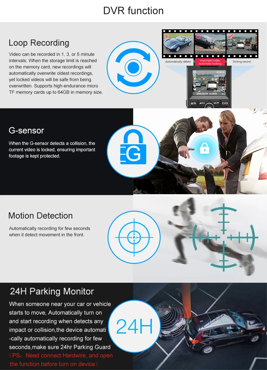 Новинка 1,5 дюймов wifi Автомобильный видеорегистратор Камера HD 2K 1440P Автомобильный видеорегистратор циклическая запись видеорегистратор ночное видение танк-тип видеорегистратор
