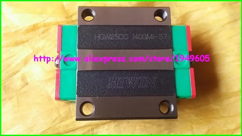 1 шт. HIWIN линейный направляющий фланец блоки каретки HGW25CC HGW25CA для маршрутизатора с