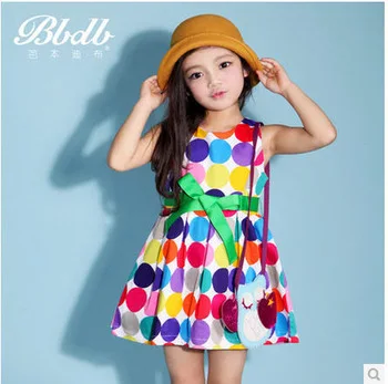 Retail girl princess dress 2014 summer 1pcs baby girls dancing children clothing kids tutu | Детская одежда и обувь