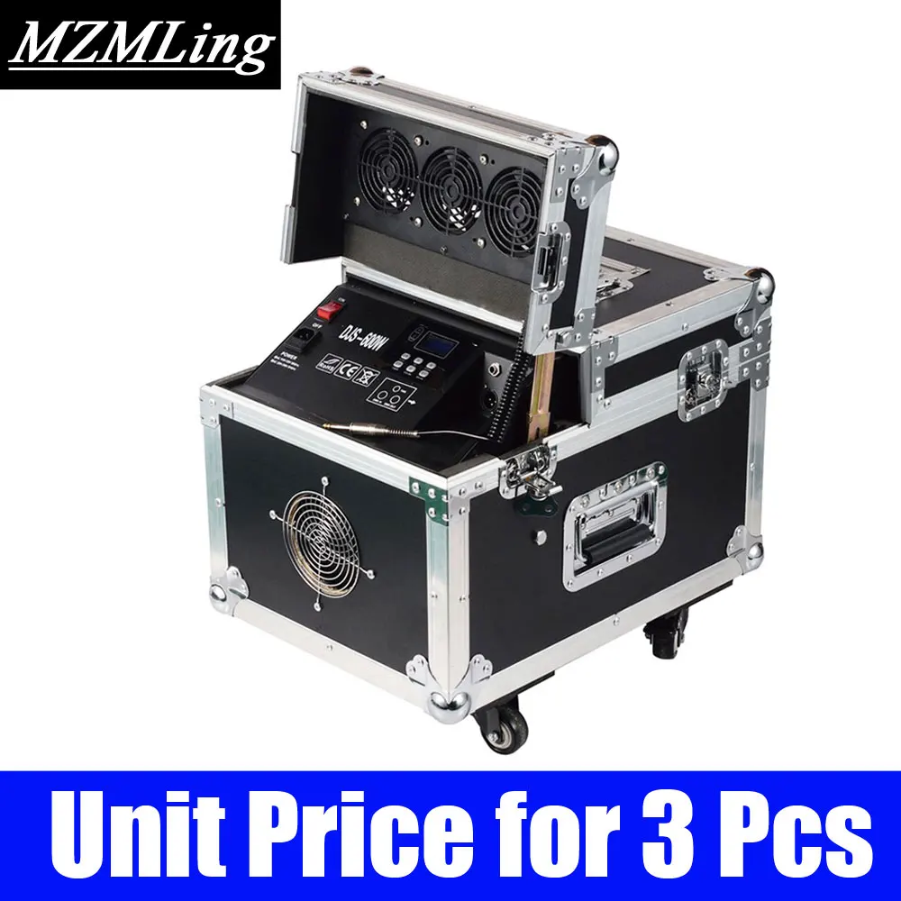 600 Вт 3л дымка машина DMX512/lcd/пульт дистанционного управления дымовая машина профессиональная DJ/бар/вечерние/шоу/сценическая машина - Цвет: Unit Price for 3 Pcs
