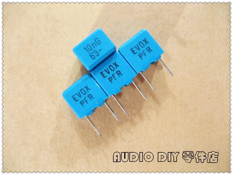

10PCS/50PCS EVOX PFR 0.01uF 63V 63v0.01uf 2% MKP high precision film capacitor 10nF 103